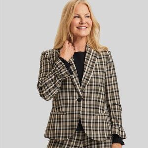 Plaid Women's Blazer